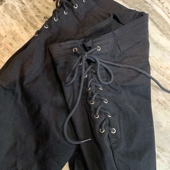 EXPRESS Ankle Legging High Rise Pant - Picture 4 of 5